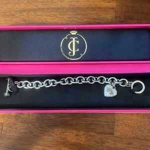 Silver Juicy Couture charm bracelet OG